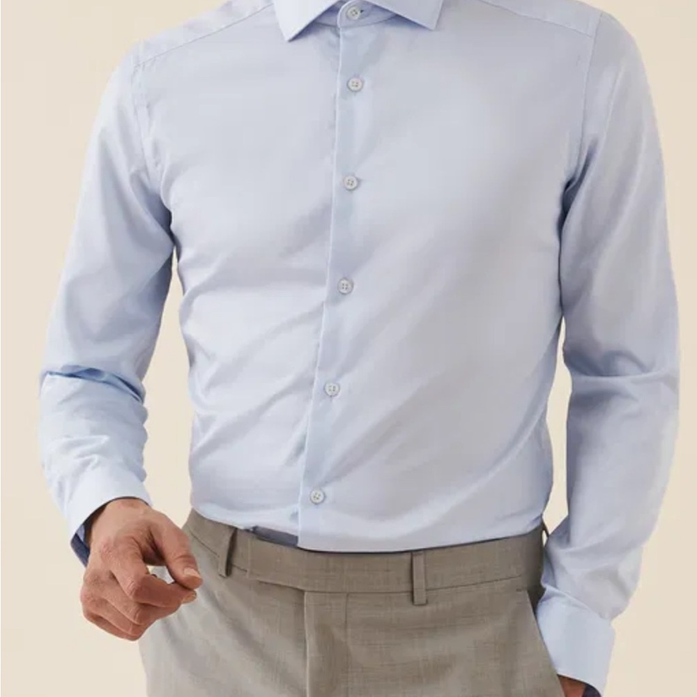 Reiss Remote Slim Fit Single Cuff Dress Shirt